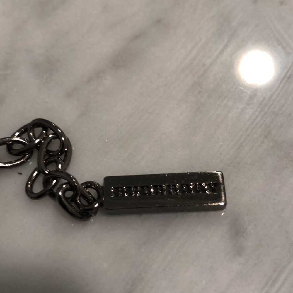 Burberry large gunmetal choker - Picture 2 of 4